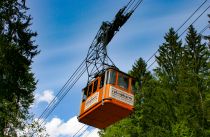 So haben wir sie seit Kindertagen in Erinnerung: Die Kabine der Eibsee-Seilbahn. • © alpintreff.de / christian schön