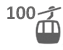Pendelbahn, 100 Personen pro Kabine