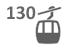 Pendelbahn, 130 Personen pro Kabine