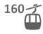 Pendelbahn, 160 Personen pro Kabine