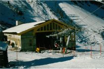 Ein Bild aus dem Jahr 1988 der alten Gampenbahn aus dem Archiv. • © Archiv TVB Paznaun-Ischgl