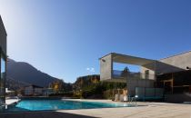 Das Arlberg WellCom in St. Anton verbindet moderne Architektur, Wellness und professionelle Veranstaltungsorganisation. • © TVB St. Anton am Arlberg