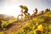 Schöne Stunden kannst Du im Bikepark Brandnertal erleben. • © Bikepark Brandnertal, Michael Marte