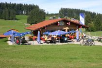 Sommerbetrieb auf der Gletscheralp. • © Allgäuer Seenland