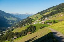 Blick auf Fontanella im Großen Walsertal. • © Alpenregion Bludenz Tourismus, Alex Kaiser