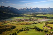 Blick auf die Gemeinde Halblech. • © Gästeinformation Halblech, Wolfgang Kleiner