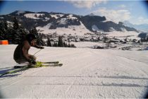 Skifahren oberhalb von Schattwald. • © TVB Tannheimer Tal, Wolfgang Ehn