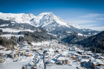 Blick auf das winterliche Scheffau am Wilden Kaiser. • © TVB Wilder Kaiser, Mathäus Gartner