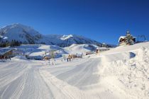 Das Kinderland und einige Lifte im Skigebiet Schetteregg. • © Tourismusverein Egg, Hubce