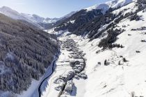 Der Ortsteil Lanersbach von Tux im Zillertal im Winter. • © Archiv Tourismusverband Tux-Finkenberg, Johannes Sautner, shootandstyle.com