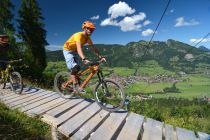 Die Biketrails im Bikepark Bad Hindelang sind gut ausgebaut. • © Bad Hindelang Tourismus / Wolfgang B. Kleiner