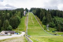 Die Skiflugschanze am Kulm in Bad Mitterndorf - im Sommer natürlich nicht in Betrieb.  • © alpintreff.de - Christian Schön
