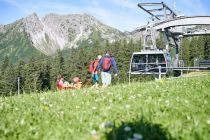 Die Panoramabahn im Brandnertal ist auch im Sommer in Betrieb. • © Alpenregion Bludenz Tourismus, Alex Kaiser