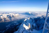 Ausblick von der Zugspitze. • © alpintreff.de - Christian Schön