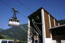 Die alte Ahornbahn in Mayrhofen. Komplett andere Trasse als heute. • © alpintreff.de / christian schön