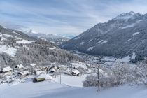 Aussicht auf Flattach im Winter.  • © Hohe Tauern - die Nationalpark-Region in Kärnten Tourismus, Franz Gerdl