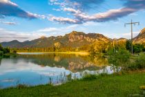 Der Forggensee im Abendlicht. • © alpintreff.de - Christian Schön