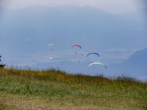 Der Gerlitzen ist ein beliebter Startplatz für Paraglider. • © alpintreff.de - Christian Schön