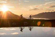 Unterwegs auf dem Mountainbike in der Zillertal Arena. • © Zillertal Arena