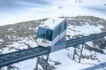 Natürlich nahezu ganzjährig in Betrieb ist das Gletscher-Shuttle. • © alpintreff.de / christian schön