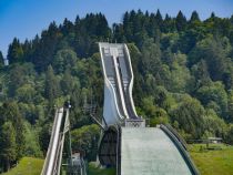 Die Große Olympiaschanze in Garmisch-Partenkirchen • © alpintreff.de / christian schön