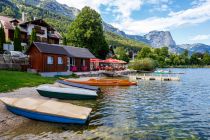 Der Bootsverleih in Grundlsee. • © alpintreff.de - Christian Schön