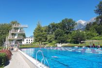 Das Freibad in Hall in Tirol. • © Tourismusverband Hall-Wattens