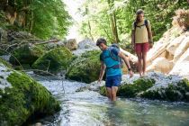 Die Engenlochschlucht - ein Abtenteuer. • © Bregenzerwald Tourismus, Alex Kaiser