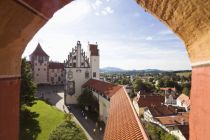 Das Hohe Schloss aus dem Nordflügel fotografiert. • © © Allgäu GmbH / Arthur Selbach