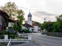 Abendstimmung in Hopferau im Allgäu. • © alpintreff.de - Christian Schön