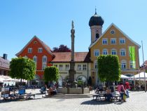 Der Marienplatz in Immenstadt. • © Tourist Info Immenstadt