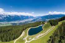 Der Speichersee an der Muttereralm. • © Innsbruck Tourismus / Tom Bause