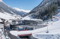 Die Talstation der 3S Pardatschgratbahn in Ischgl. • © TVB Paznaun-Ischgl