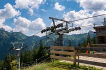 Die Bergstation der Sesselbahn Krinnenalpe. • © alpintreff.de - Christian Schön