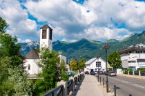 Blick von der Lechbrücke auf Lechaschau. • © alpintreff.de - Christian Schön