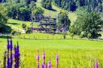 Der Hochseilgarten Isarwinkel in Lenggries.  • © alpintreff.de - Silke Schön