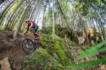 Unterwegs auf dem Forsthof Trail in Leogang. • © Saalfelden Leogang Touristik GmbH / Andreas Meyer