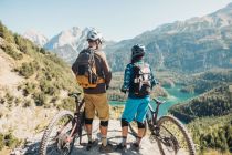 Unterwegs in der Bikeregion Lermoos-Biberwier, hier auf dem Blindsee Trail.  • © Tiroler Zugspitz Arena - C. Jorda