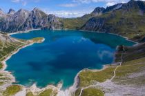 Blick auf den Lünersee • © Golm Silvretta Lünersee Tourismus GmbH - Patrick Saly