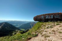 Der Adlerhorst am Gschöllkopf mit seiner umwerfenden Aussicht. • © Achensee Tourismus