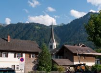 Mellau ist einer der größeren Urlaubsorte im Bregenzerwald. • © alpintreff.de / christian schön