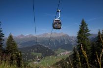 Die Bergkastel-Seilbahn in Nauders. • © TVB Tiroler Oberland Nauders, Daniel Zangerl