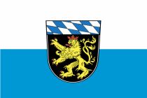 Die Flagge des Regierungsbezirks Oberbayern • © Gemeinfreies Werk