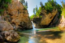 Die Buchenegger Wasserfälle in Oberstaufen. • © Oberstaufen Tourismus