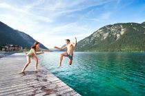 Fun und viel Nass im Strandbad in Pertisau. • © Achensee Tourismus