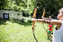 Bogenschießen in Pfunds. • © TVB Tiroler Oberland, Daniel Zangerl