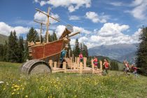 Piratenschiff auf dem Piratenweg in Serfaus • © Andreas Kirschner