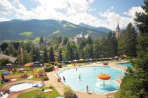 Ein schöner Sommer-Tag im Freibad in Radstadt. • © Tourismusverband Radstadt