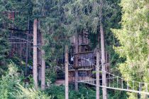 Der Waldhochseilgarten am Rittisberg. • © alpintreff.de - Christian Schön