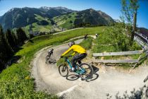 Unterwegs in der Bikearea in Saalbach-Hinterglemm. • © saalbach.com / Nathan Hughes